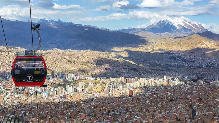 Bolivien-Kurs-Seilbahn